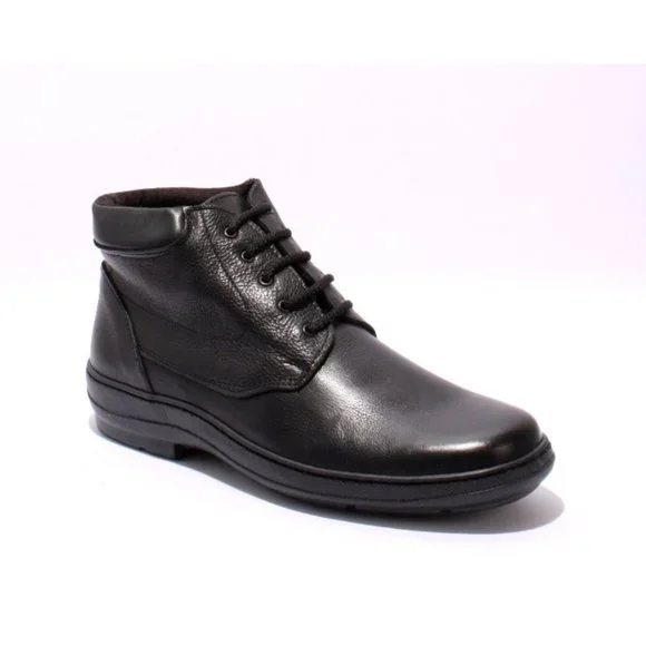 Men black leather lace up. NWT Men main image 3